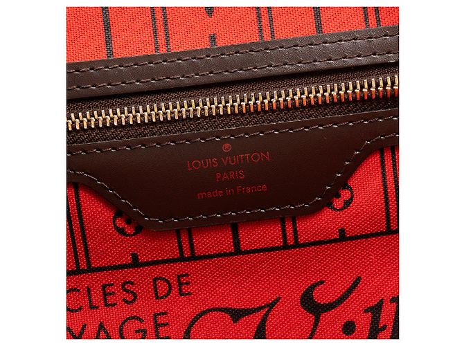 LOUIS VUITTON - Borsa tote Neverfull PM Louis Vuitton in toile enduite damier ébène - vista 6