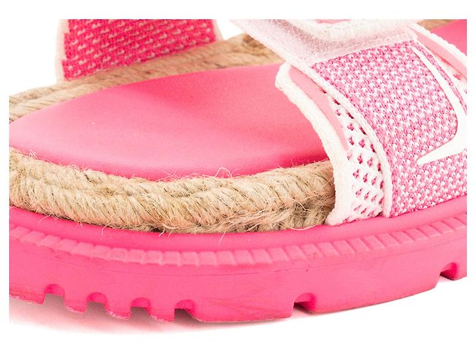 DIOR - Dioract Dior Sandalen aus rosa Canvas und Raffia (T41,5) - Ansicht 6
