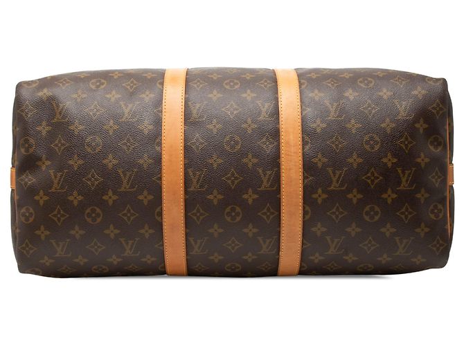 Borsa da viaggio Louis Vuitton Monogram Keepall Bandouliere 50 Marrone - vista 3