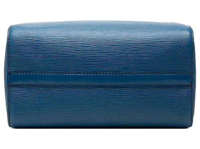 Borsa Boston Louis Vuitton Epi Speedy 25 Blu - vista 3