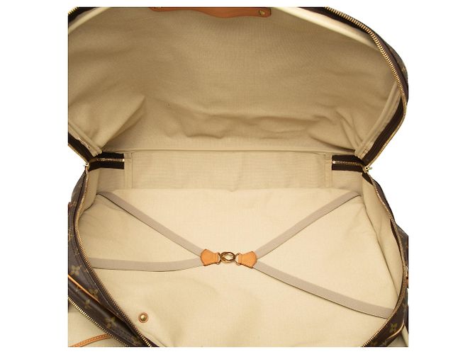 Louis Vuitton Monogram Alize 24 Heures Reisetasche Braun - Ansicht 4