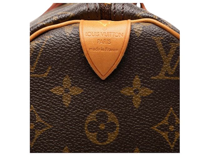 Sac Boston Louis Vuitton Monogram Speedy 40 Marron - vue 5