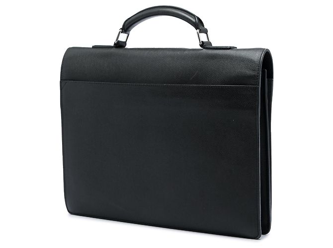 Sac business Louis Vuitton Taiga Neo Robusto 1 Briefcase Noir - vue 2