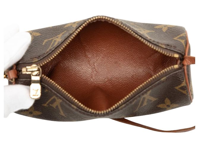 Sac à main Pochette Papillon Monogram Louis Vuitton Marron - vue 4