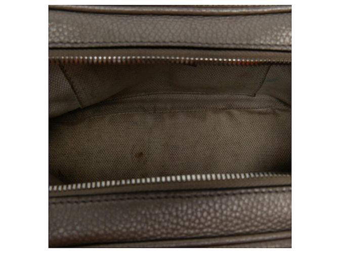Borsa a tracolla Soho Disco Gucci in pelle di vitello metallizzata oro - vista 4