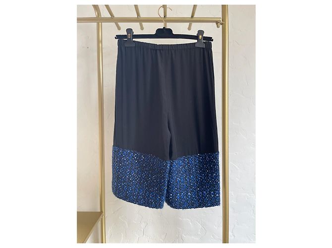 Chanel Color-Block Strickhose aus Wolle - Ansicht 2