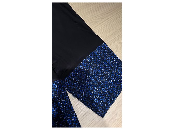 Chanel Color-Block Strickhose aus Wolle - Ansicht 4