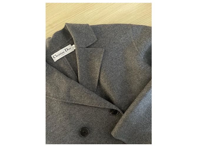 Casaco Dior de cashmere cinza - vista 4