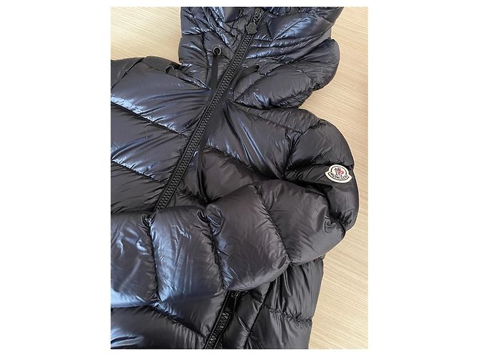 Giacca Moncler Nera in Poliestere Donna - vista 3