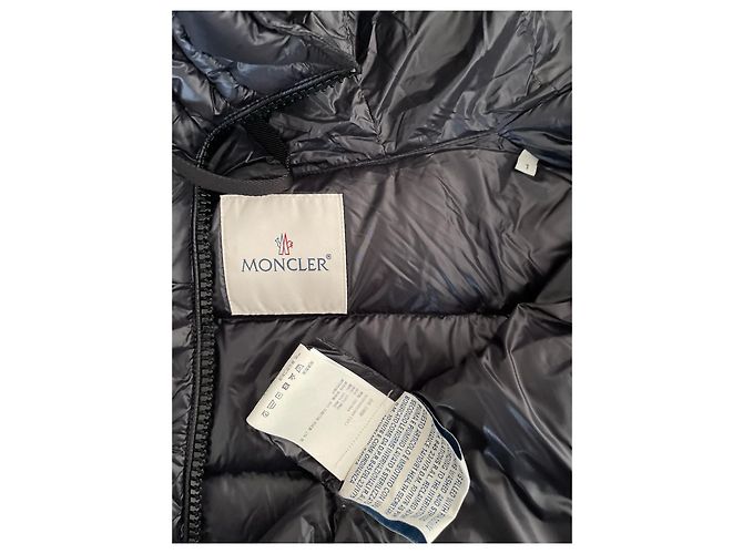 Giacca Moncler Nera in Poliestere Donna - vista 6
