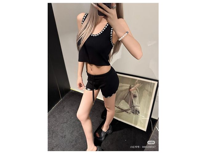 Shorts Chrome Hearts de lã e cashmere - vista 7