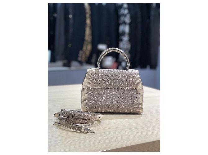 Borsa a mano Moynat in lucertola - vista 2
