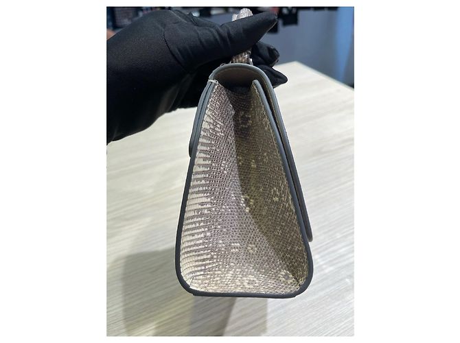 Borsa a mano Moynat in lucertola - vista 4