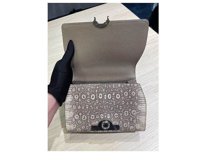 Borsa a mano Moynat in lucertola - vista 9