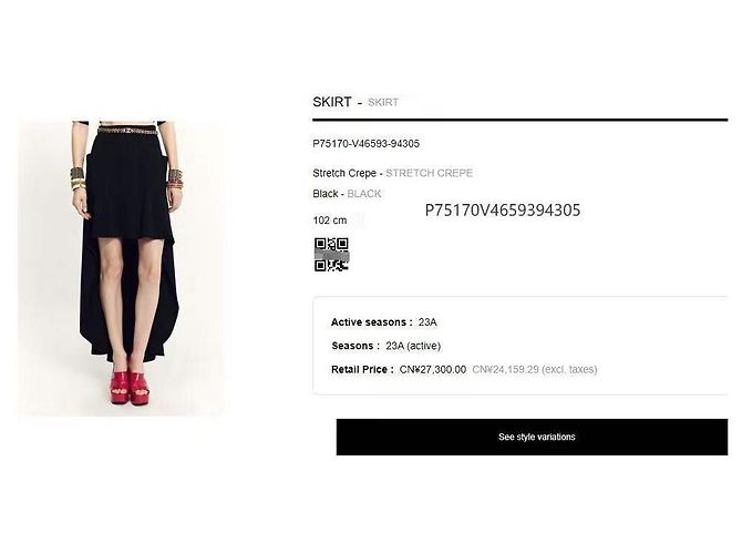 Vestidos Chanel 23A Métiers d'Art - vista 5