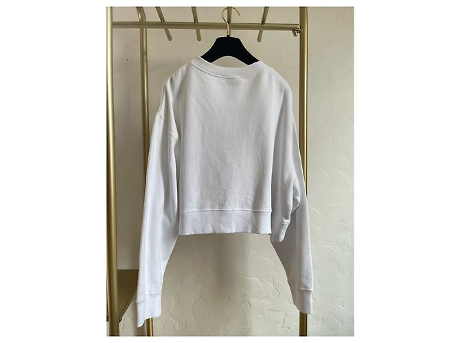 Miu Miu Baumwoll Hoodie mit Wolkenprint - Ansicht 2