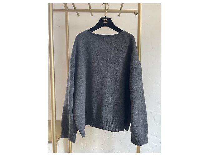 Jersey de lana gris Céline - vista 2