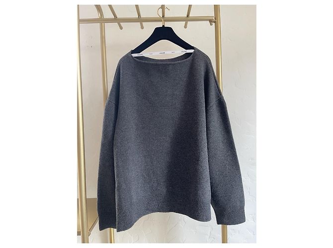 Jersey de lana gris Céline - vista 3