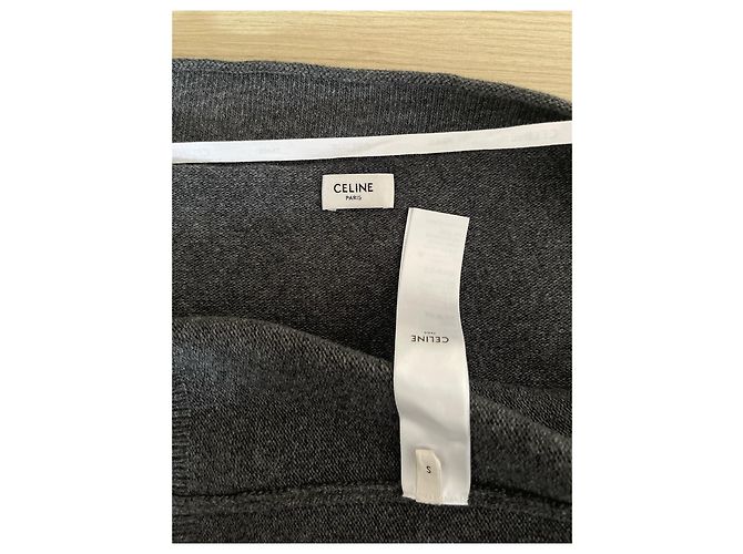 Jersey de lana gris Céline - vista 4