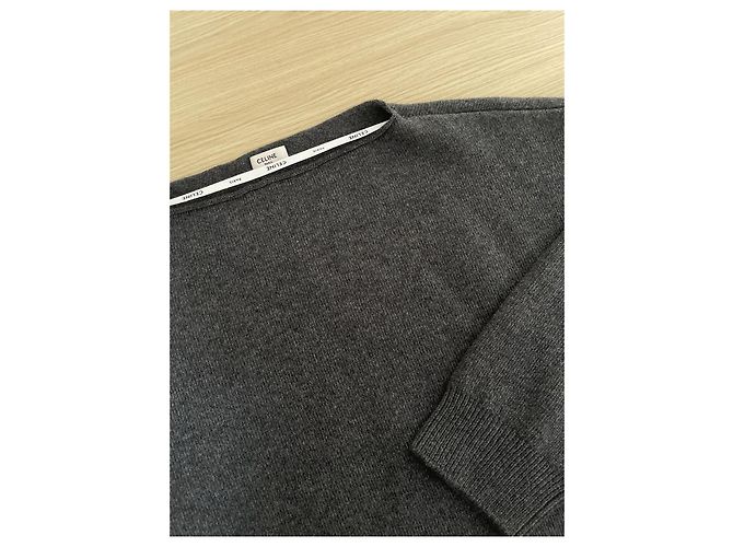 Jersey de lana gris Céline - vista 5