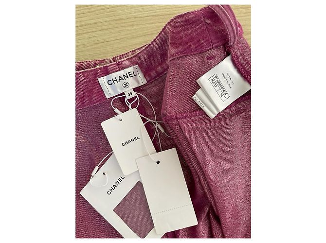 Falda-pantalón Chanel 23C de denim - vista 3