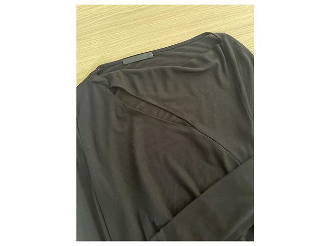Helmut Lang Black Cotton Top - view 4