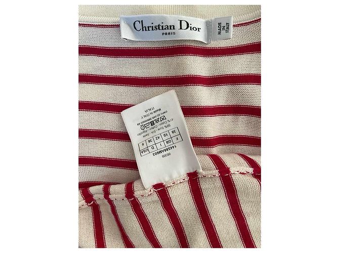 Dior Strickoberteil aus Baumwolle mit nautischem Streifenmuster - Ansicht 3