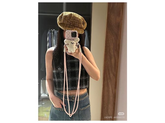 Gilet a quadri in tweed Chanel 24K - vista 6