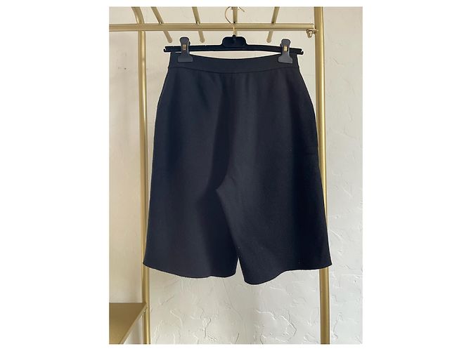 Chanel 21B Hose aus Wolle Schwarz - Ansicht 2