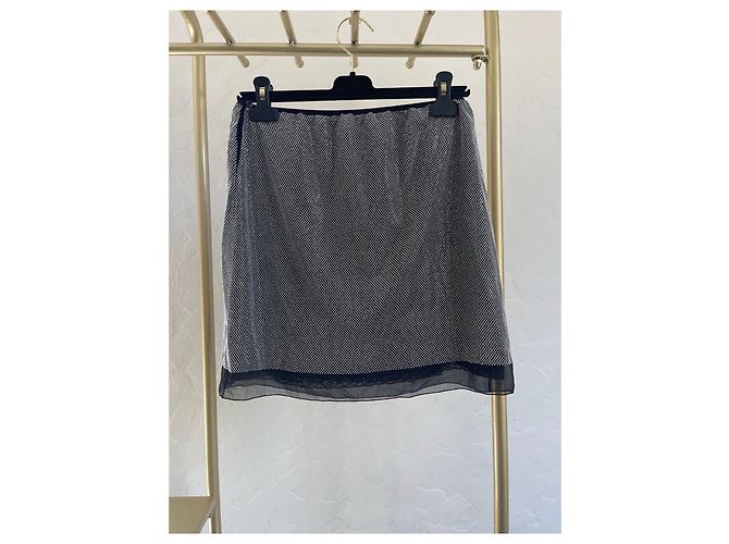 Prada Skirt with Rhinestone Embellishment Polyester Size 42 - view 2