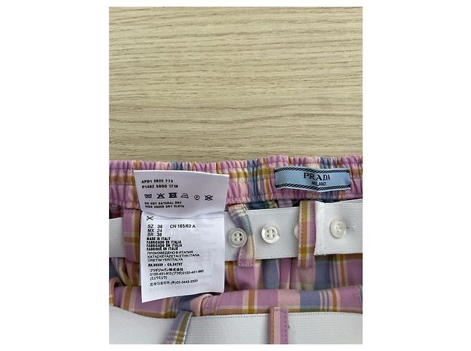 Shorts Prada Plisados Marrón Poliéster - vista 3