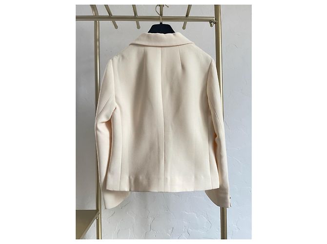 Chaqueta Blazer Dior 24 F/W de lana blanca - vista 2
