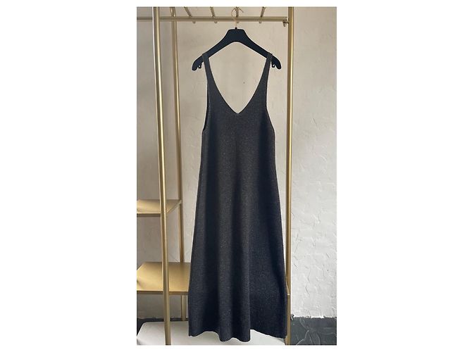 Chanel 23B Kleid grau verziert - Ansicht 2