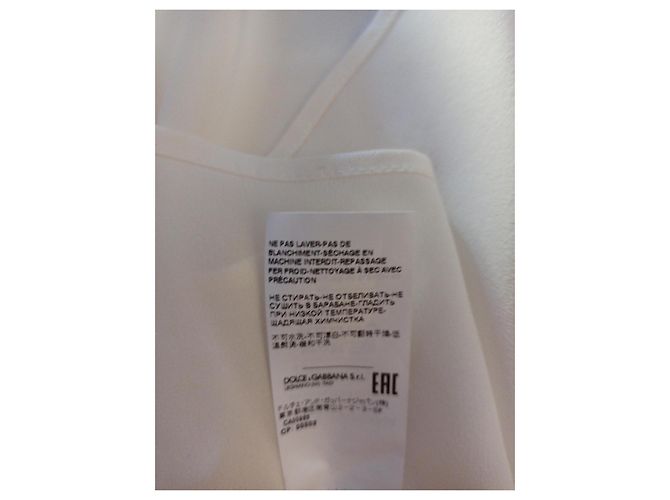 Camisa Dolce & Gabbana de seda blanca - vista 5