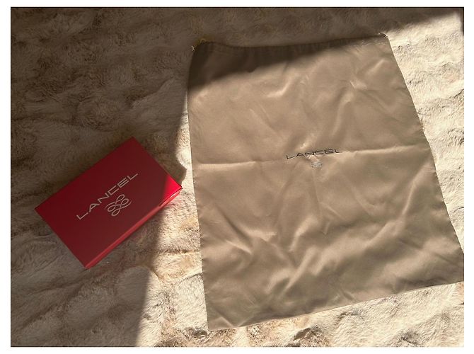 Lancel Adjani Set Borsa e Portafoglio in Pelle Effetto Coccodrillo Marrone - vista 16