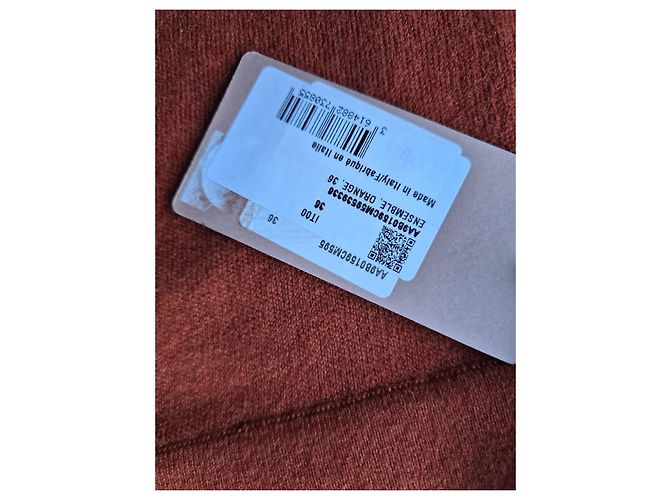 Alaïa Set in Cashmere Arancione - vista 3