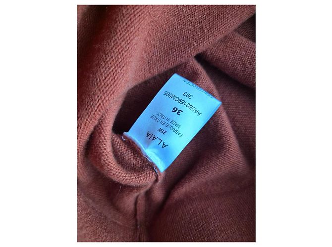 Alaïa Set in Cashmere Arancione - vista 4