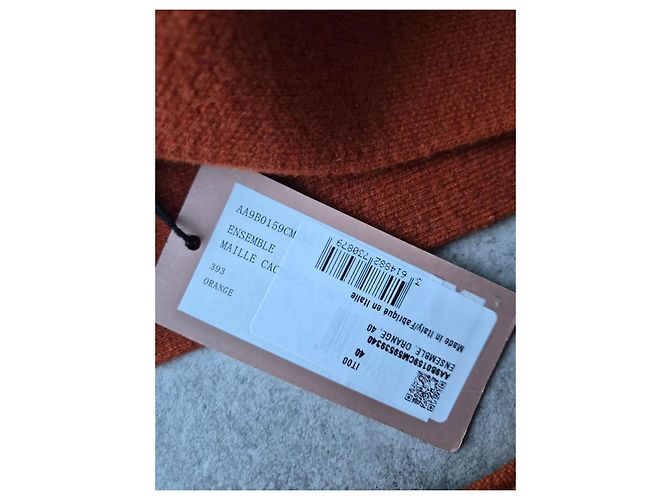 Alaïa Set in Cashmere Arancione - vista 7