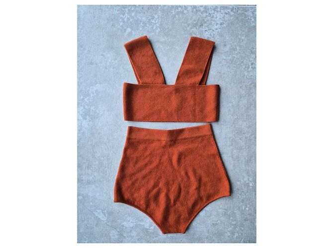 Alaïa Set in Cashmere Arancione - vista 8