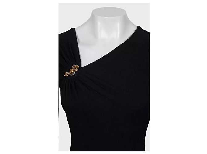 Roberto Cavalli schwarzes Cocktailkleid Sz.S gebraucht - Ansicht 4