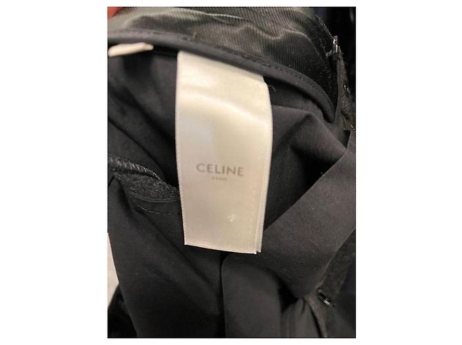 16 Céline Celine Gray Wool Suit: Dbl-Breasted Jacket & Tapered Pants Sz/36 Pre-owned - view 7