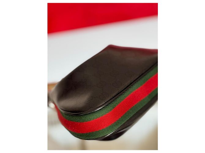 Bolso Hobo Gucci Attache Monograma Negro - vista 12