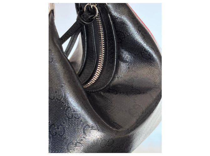 Bolso Hobo Gucci Attache Monograma Negro - vista 6