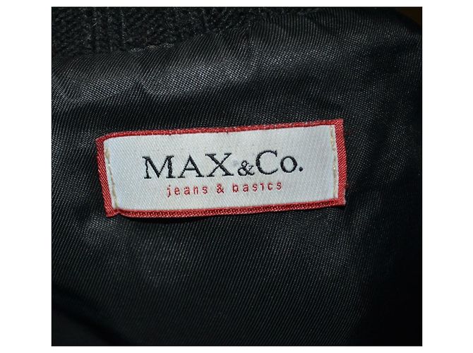 Autre Marque MAX&Co. Chaqueta de lana y poliéster marrón - vista 5