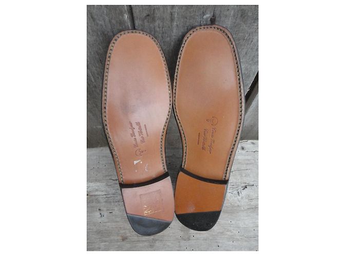 Robert Clergerie Derby Schuhe aus schwarzem Leder - Ansicht 3