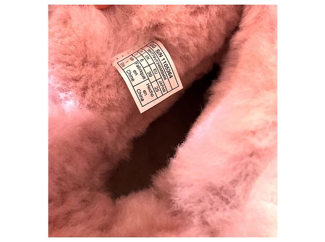 Stivali UGG Classic Mini Bling Rosa Camoscio - vista 4