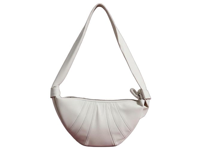 Bolsa de ombro Lemaire em couro branco - vista 2