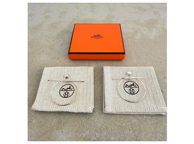 Hermès Loop Medium Creolen aus Sterlingsilber - Ansicht 4