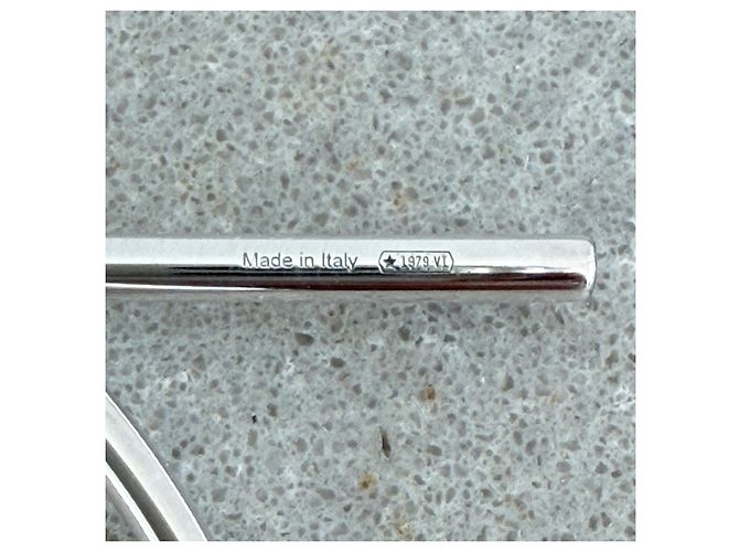 Hermès Loop Medium Creolen aus Sterlingsilber - Ansicht 8