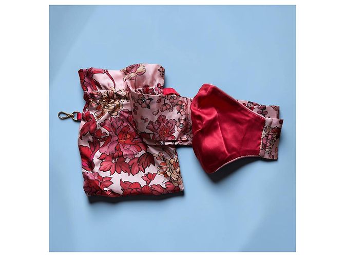Lenço e Máscara Fendi com Estampa Floral - vista 2